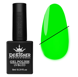 Люмінесцентний гель-лак Designer Glow in the dark, 9 мл