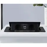 Прихована подвійна розетка вбудована висувна розетка + 2 входи USB 2.1 Izoxis 21446 Польща, фото 4