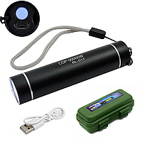 Ручной туристический фонарик аккумуляторный Bailong BL-517 COB (1756375767)