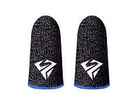 Киберспортивные сенсорные напальчники (носки) Choice для игр на телефоне CoD 4 шт Синий