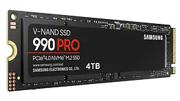 SSD - накопичувач Samsung 990 PRO 4TB NVMe SSD (MZ-V9P4T0BW)