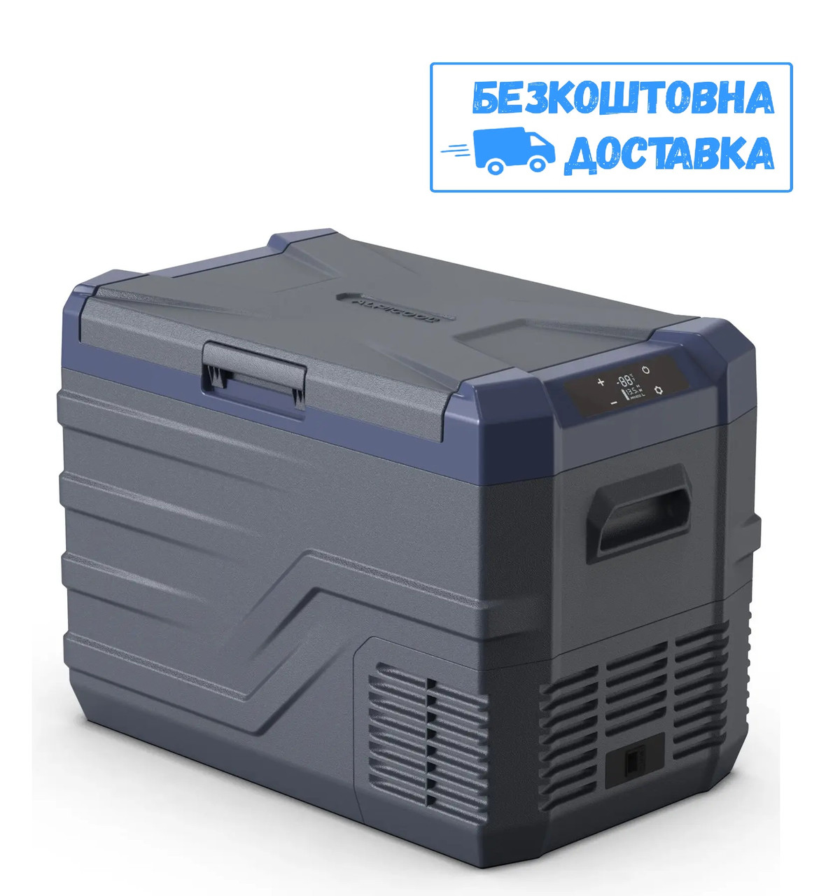 Компресорний автохолодильник Alpicool NL50 (45 літрів). До -20℃. Живлення 12, 24, 220 вольт