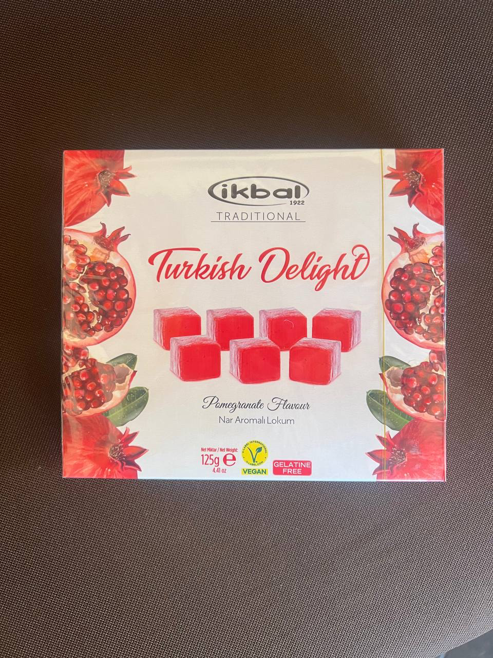 Рахат-лукум з гранатом   Ikbal Turkish Delight with Pomegranate 125 г