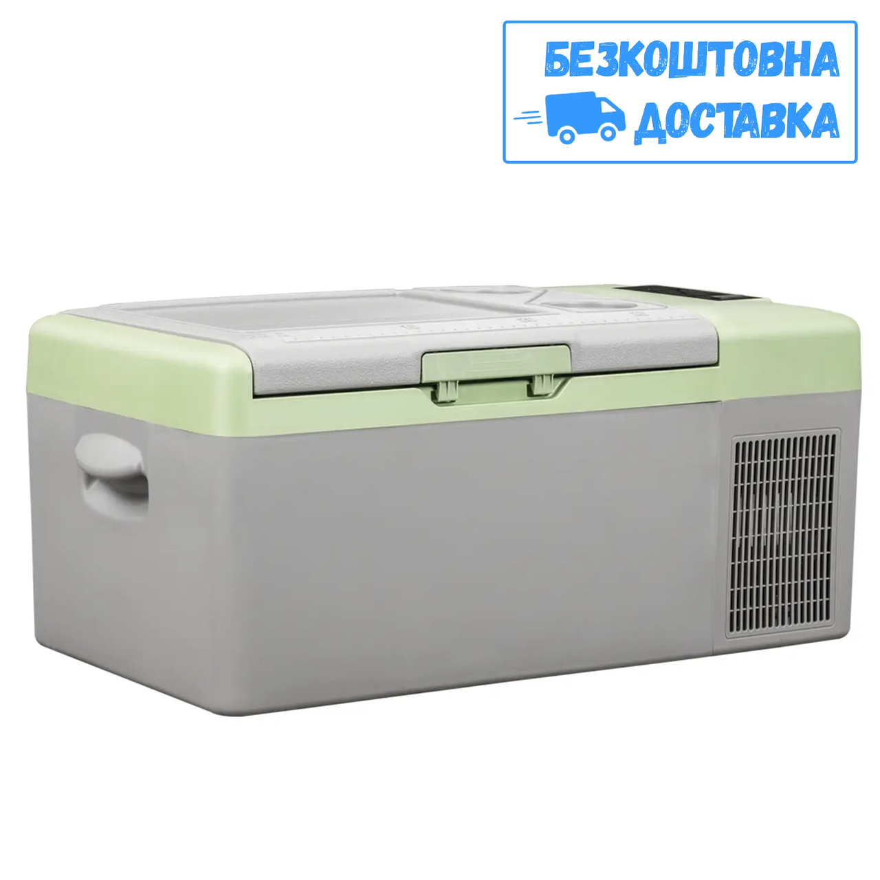 Компресорний автохолодильник Alpicool Y16 (15 літрів). Охолодження до -20℃. Живлення 12, 24, 220 вольт, фото 1