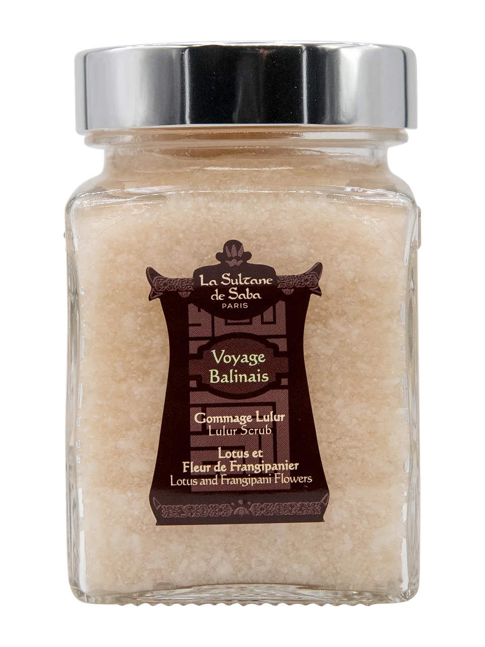 Скраб для тіла з ароматом кокосу La Sultane De Saba Lotus and Frangipani Flower Fragrance