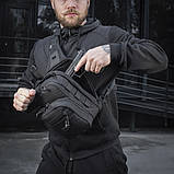 Тактична сумка М-ТАС Black CROSS BAG SLIM ELITE HEX 10210002, фото 3