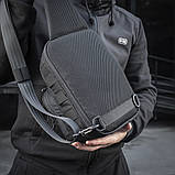Тактична сумка М-ТАС Black CROSS BAG SLIM ELITE HEX 10210002, фото 4