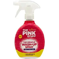 Средство для мытья посуды и чистки всех поверхностей от жира Pink Stuff Wash-Up Spray Спрей антижир 500 мл