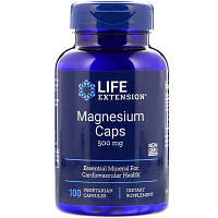 Минералы Life Extension Магний, Magnesium, 500 мг, 100 вегетарианских капсул (LEX-14591) ASP