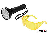 Светодиодный ультрафиолетовый фонарик + комплект очков YATO YT-08582 Покупай это Galopom