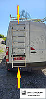 Лестница на двери для Renault Master L2-H2 (2010-2024) металл нержавейка AISI 304