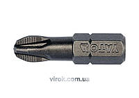 Насадка викруткова YATO : "Pozidriv" РZ3 x 25 мм. HEX 1/4". 10 (Уп/Шт.) [25/200] Покупай это Galopom