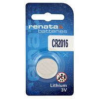 Батарейка літієва Renata CR2016 1шт BLISTER CARD