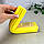 Вбираюча насадка-губка для швабри-метелика М'яка Жовта, фото 2