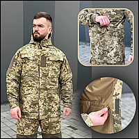 Тактическая куртка м 65 армии зсу камуфляж пиксель с прочного материала рипстоп, куртка военнослужащих M