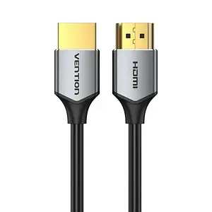 Відео-кабель Vention (ALEHG) HDMI (тато) - HDMI (тато), 1.5m Gray