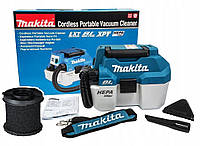 Пилесос акумуляторний Makita DVC750LZX3 + фільтр для вологого прибира