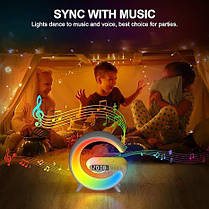 Смарт-лампа-нічник RGB 10 W WS-1816 G-Smart Light Sound Machine 15W, фото 3