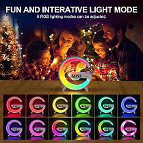 Смарт-лампа-нічник RGB 10 W WS-1816 G-Smart Light Sound Machine 15W, фото 6