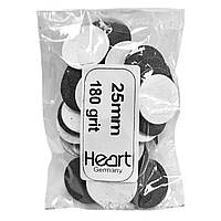 Сменные файлы для педикюрного диска HEART М 25 мм 180 грит (50 шт)