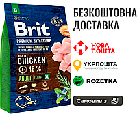 Сухой корм Brit Premium Dog Adult XL для взрослых собак гигантских пород, с курицей, 3 кг