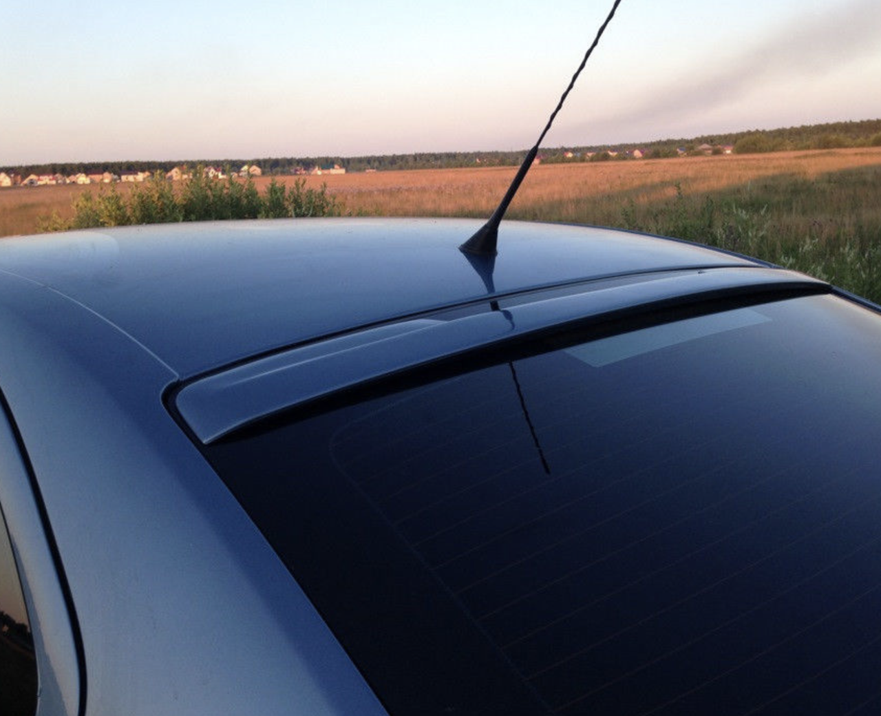 Бленда на Шкода Октавія А5 (Skoda Octavia A5), накладка на заднє скло, фото 1