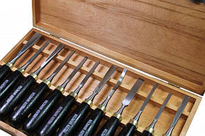 Комплект інструментів для різьблення по дереву, 12 шт. Holzmann SCH12TLG, фото 3