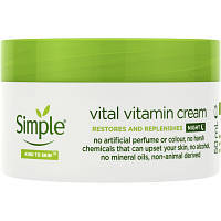 Крем для лица Simple Vital Vitamin Night Cream Kind to Skin Ночной витаминный 50 мл (8710447485552)