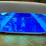 💜Міні лампа для нігтів ультрафіолет JIADI JD-818 на 36 Вт | Для гель лаку, нарощування гелем, сушіння Біла, фото 4