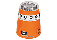 Набір викруткових насадок AEG MAXI: 1/4" з магнітним тримачем, 10 шт. Покупай это Galopom
