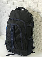 Рюкзак туристический VA T-02-3 65л, черный с синим ASP