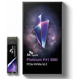 SSD - накопичувач SK hynix Platinum P41 2TB PCIe 4.0 NVMe SSD (SHPP41-2000GM-2)