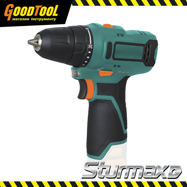 Акумуляторний дриль-шуруповерт 12В Sturmax CDM3212CL (БЕЗ АКУМУЛЯТОРА І ЗАРЯДНОГО ПРИСТРОЮ)