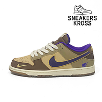 Мужские кроссовки Nike SB Dunk Low Setsubun, Найк СБ Данк Коричневые, Nike dunk premium