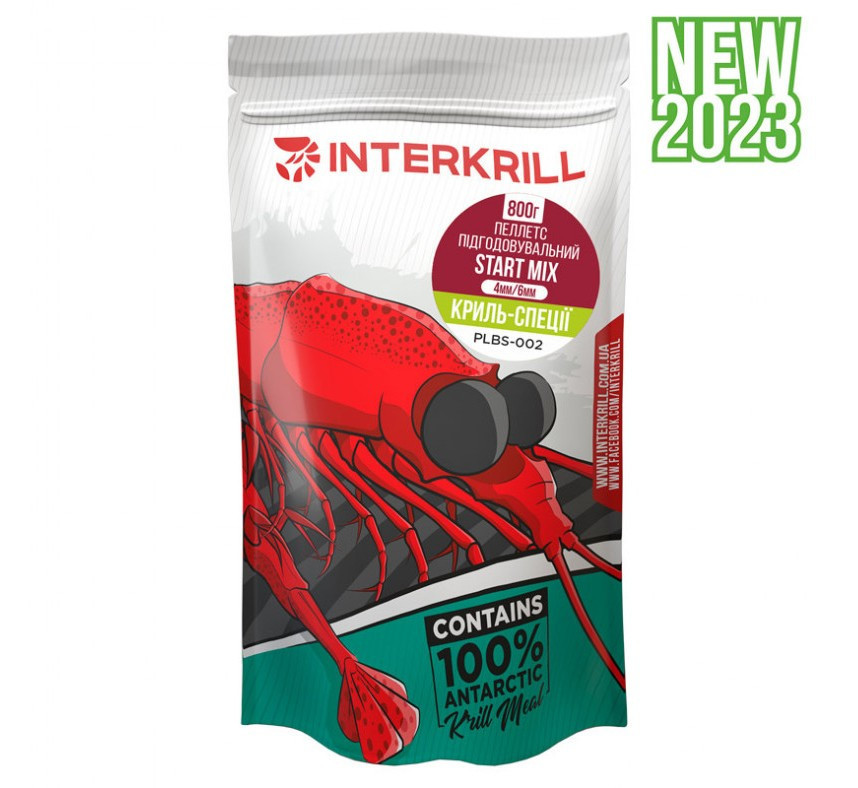 Пеллетс Interkrill Start Mix (4mm&6mm) Кріль-Спеції