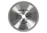 Диск пиляльний по алюмінію YATO, 250х30х3.0x2.2 мм, 100 зубців, R.P.M до 6000 1/хв [10/20] Покупай это