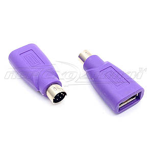 Оригінальний перехідник USB 2.0 AF — PS/2 для клавіатури, фото 3