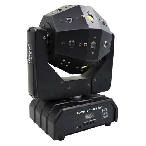 Стробоскоп лазерный, LED светодиодная вращающаяся голова RGB 120Вт, Мяч ASP - фото 2 - id-p2032673511