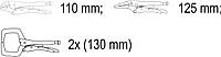 Кліщі затискні VOREL для зварювальних робіт, 4 шт. [6/24] Покупай это Galopom