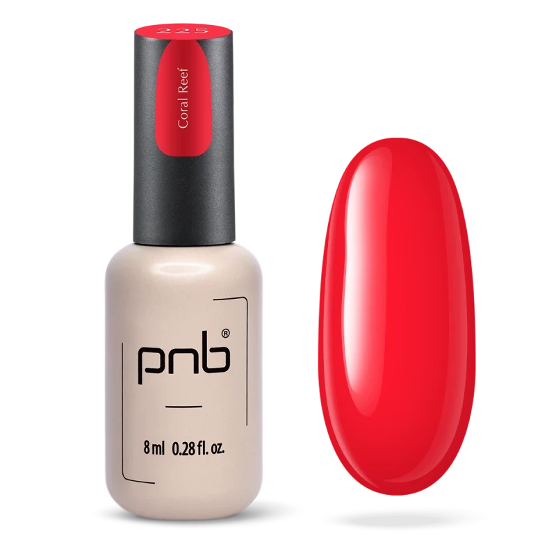 Гель-лак PNB Coral Reef 225, 8 мл