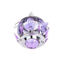 Декоративный точечный светильник Brille 20W HDL-G46 Фиолетовый 162214 EM, код: 7274868