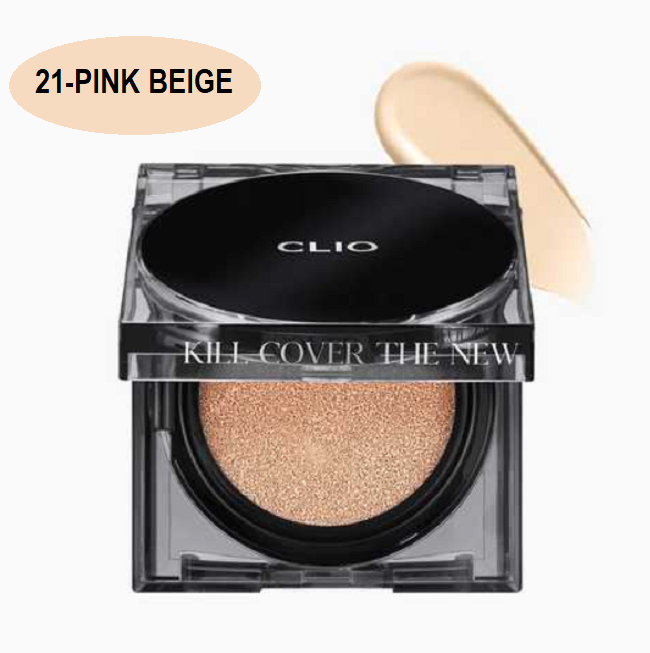 Стійкий напівматовий кушон CLIO Kill Cover The New Founwear Cushion SPF50+ PA+++ 2BP 21-PINK BEIGE (15г*2 шт)