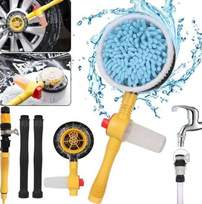 Обертова щітка насадка для шланга Water Blast Cleaner Roto Brush MAG-764