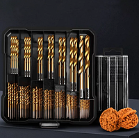 Спиральные сверла набор 99 шт диаметр 1,5 до 10 мм подходят для ручной и настольной дрели и шуруповертов