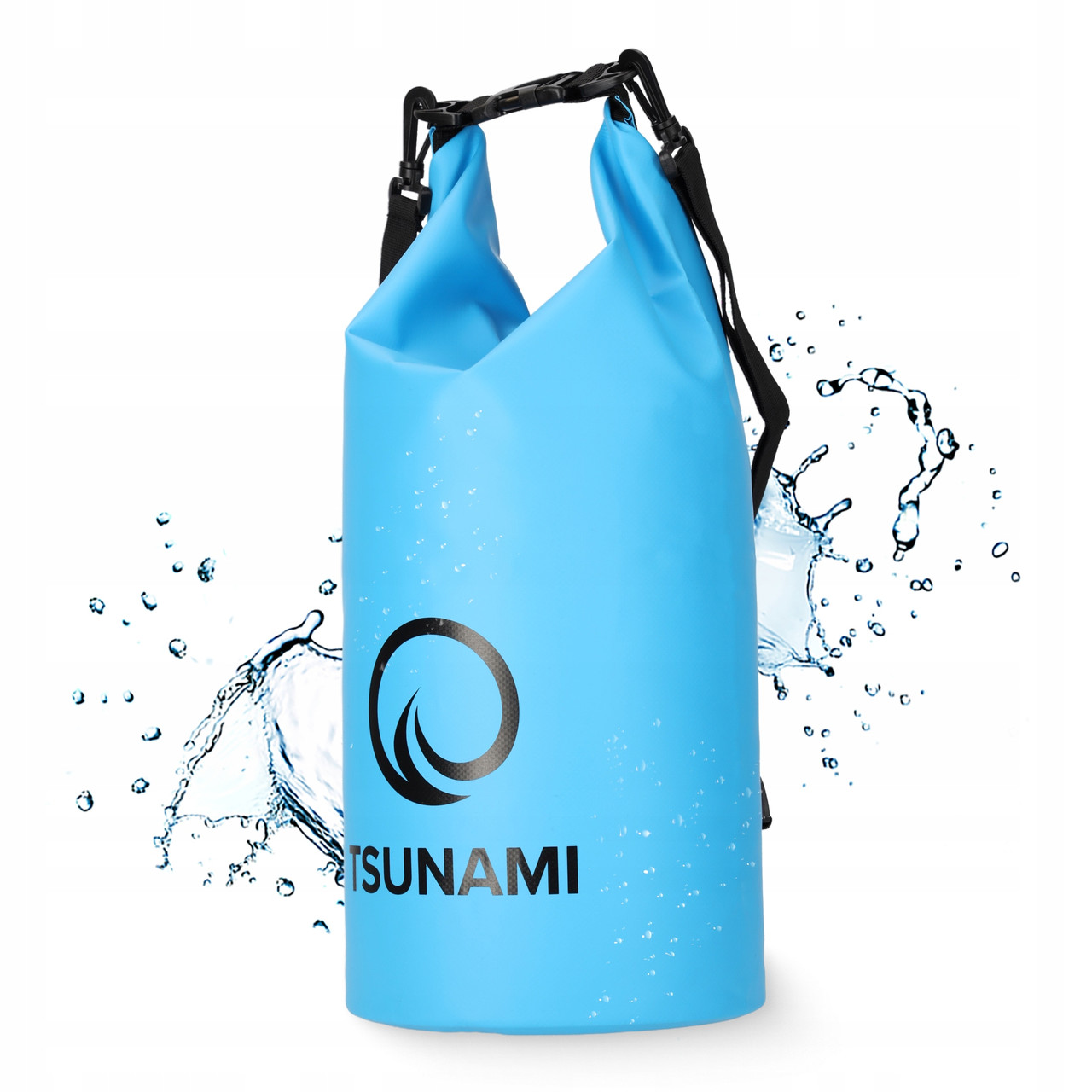 Гермомішок TSUNAMI Dry Pack 10 л водозахисний Sky Blue (P-5905973400046), фото 1