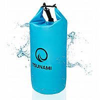 Гермомішок TSUNAMI Dry Pack 20 л водозахисний Sky Blue (P-5905973400022)