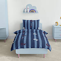 Комплект постельного белья ТЕП "Soft dreams" Тренди (синий), 50x70 подростковый Покупай это Galopom