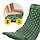 Килимок (каримат) надувний Mountain Goat 190 x 58 x 5 см з вбудованим насососм Navy Green (P-5905973400909), фото 3