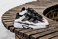 Кроссовки мужские Adidas Niteball White\Black кроссовки мужские адидас (adidas niteball)