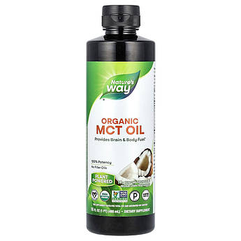 МСТ Олія із середньоланцюжковими тригліцеридами Nature's Way MCT Oil 480 мл